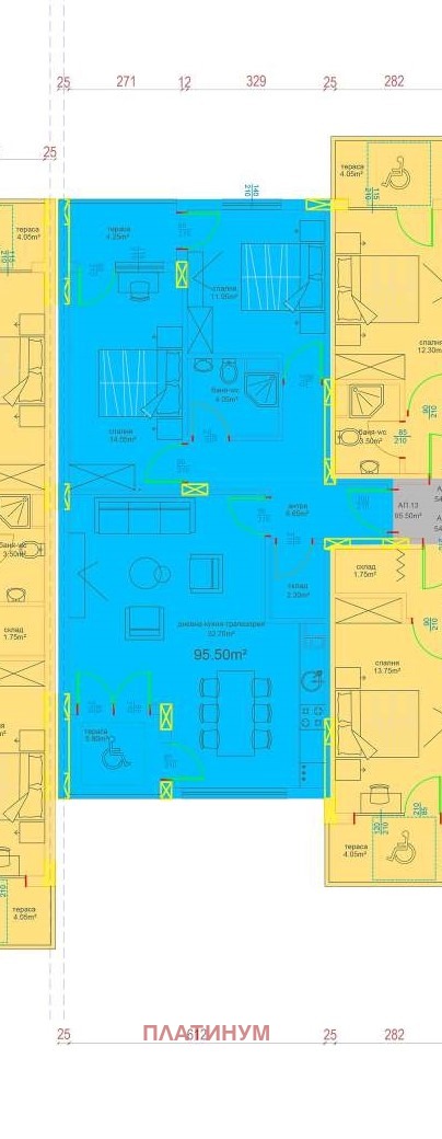 For Sale  1 bedroom Burgas , Meden rudnik - zona D , 60 sq.m | 77209172 - image [13]