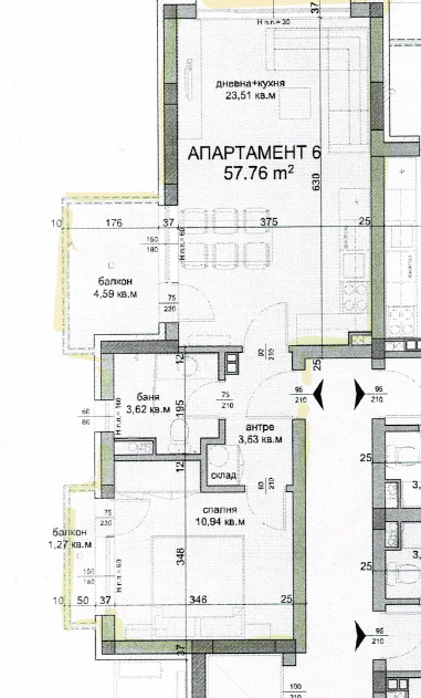 Продава  2-стаен град Бургас , Крайморие , 68 кв.м | 55190946 - изображение [2]