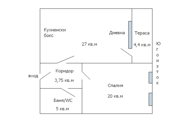 Продава 2-СТАЕН, гр. Варна, Свети Никола, снимка 14 - Апартаменти - 54463820