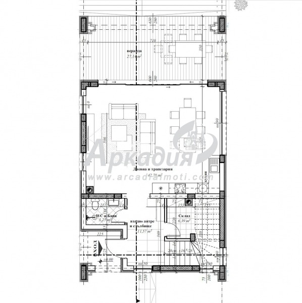 Продава КЪЩА, с. Марково, област Пловдив, снимка 2 - Къщи - 46757541