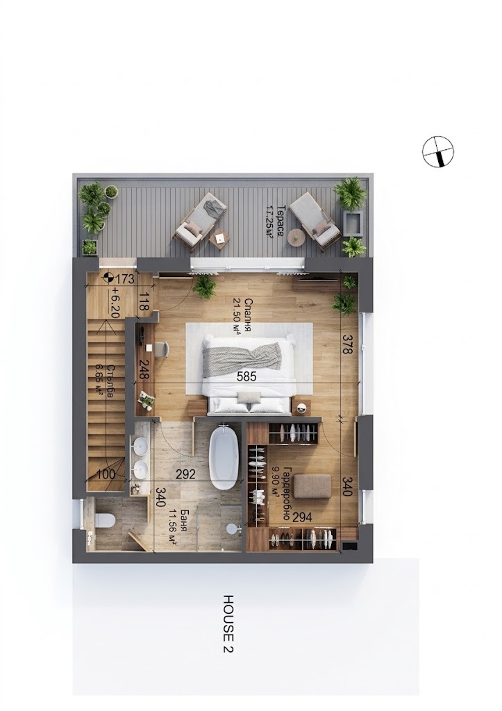 Продава КЪЩА, гр. София, Драгалевци, снимка 6 - Къщи - 54254640