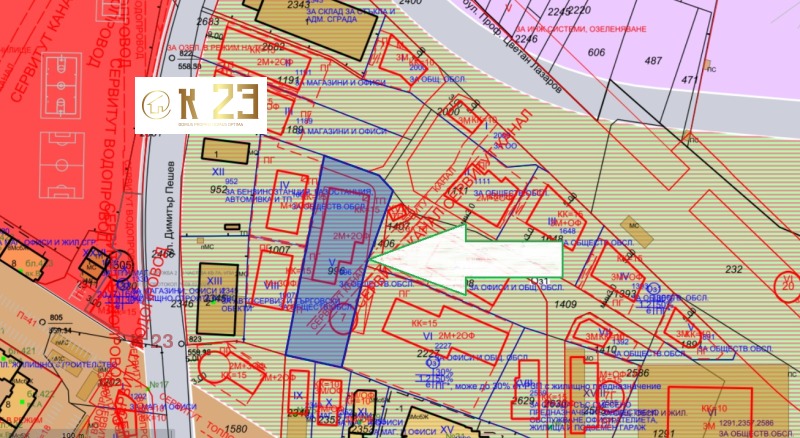 Te koop  Verhaallijn Sofia , Druzjba 2 , 3316 m² | 40509296 - afbeelding [2]