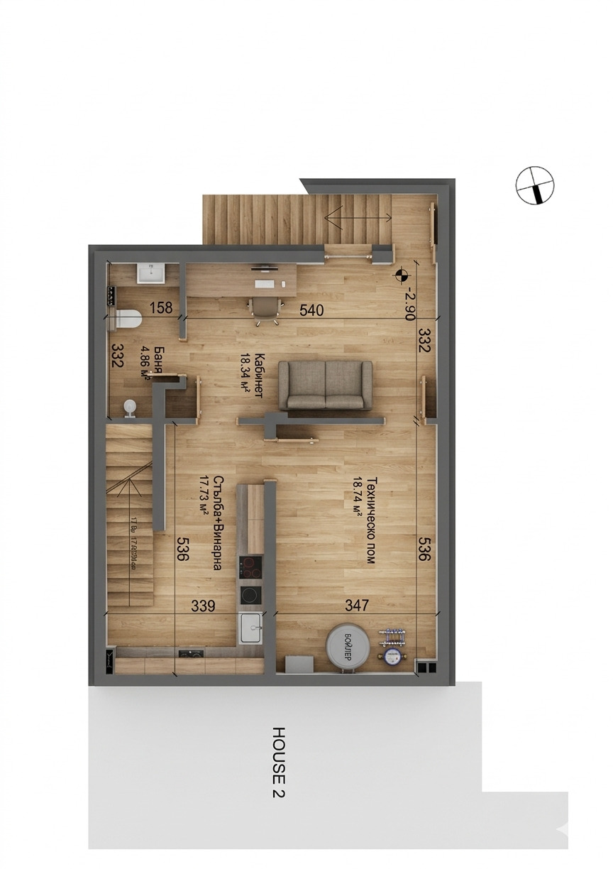 Продава КЪЩА, гр. София, Драгалевци, снимка 3 - Къщи - 54254640