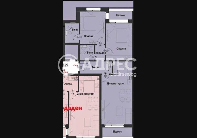 Продава 3-СТАЕН, гр. София, Витоша, снимка 5 - Апартаменти - 52983537