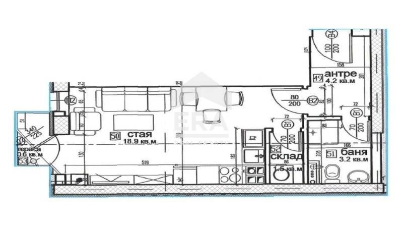 Продава 1-СТАЕН, гр. София, Витоша, снимка 3 - Апартаменти - 53122340