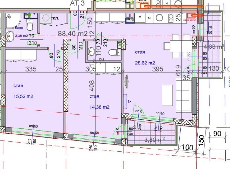 Продава 2-СТАЕН, гр. София, Кръстова вада, снимка 14 - Aпартаменти - 47642344