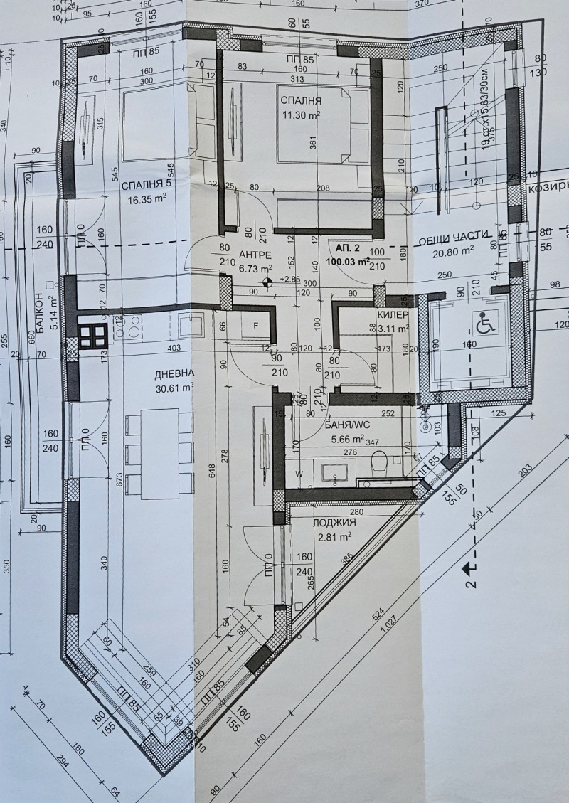 Продава 3-СТАЕН, гр. Варна, Аспарухово, снимка 2 - Апартаменти - 53075796