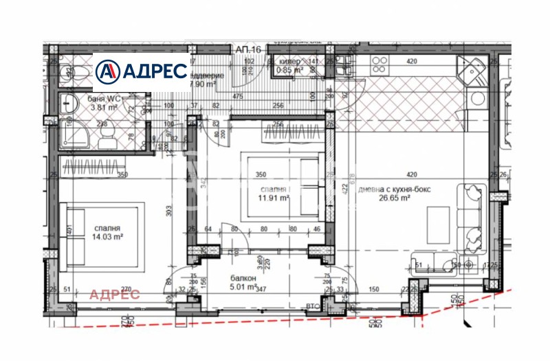 Продава 3-СТАЕН, гр. Варна, Изгрев, снимка 5 - Апартаменти - 53280618