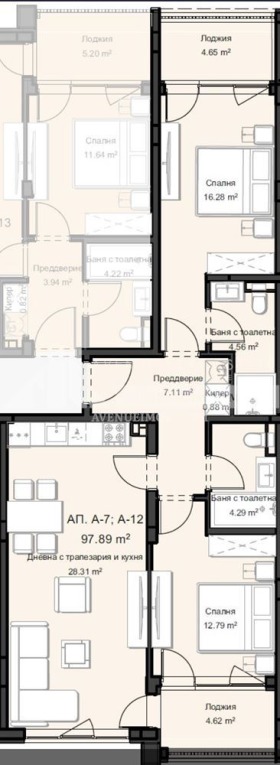 3-СТАЕН, 111 m2