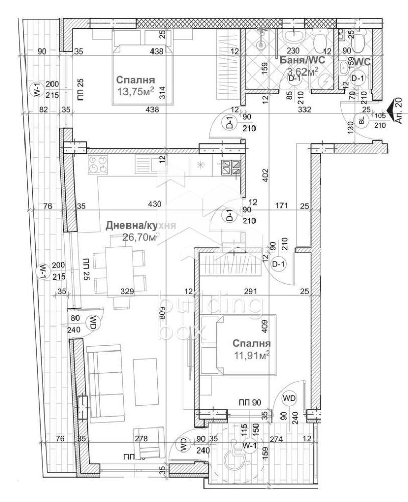 Продава 3-СТАЕН, гр. Варна, м-т Сотира, снимка 2 - Aпартаменти - 47279885