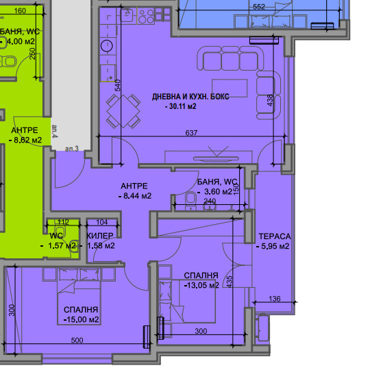 Zu verkaufen  2 Schlafzimmer Plowdiw , Juschen , 112 qm | 72121150
