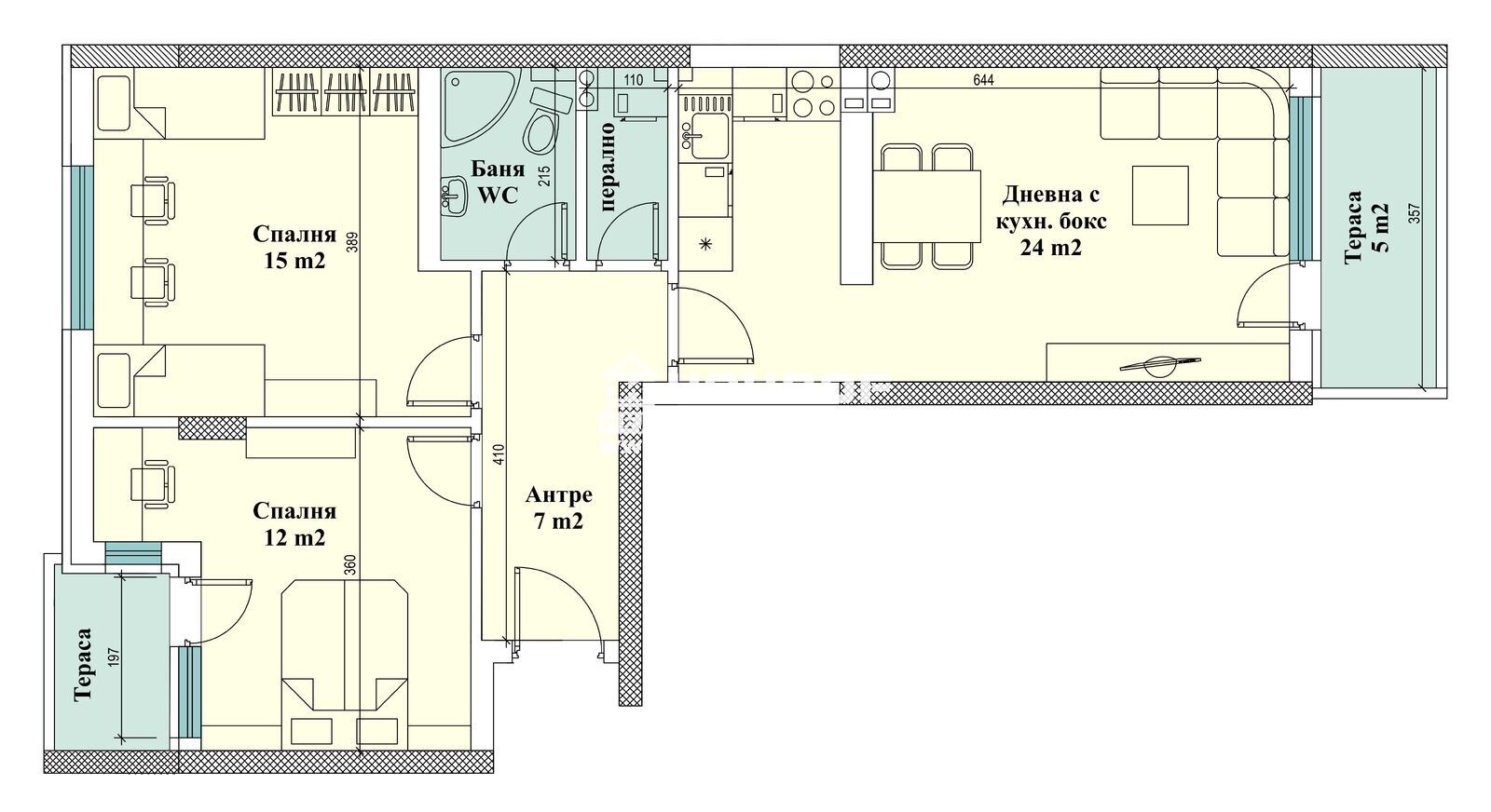 Продава 3-СТАЕН, гр. Пловдив, Тракия, снимка 2 - Апартаменти - 50017302