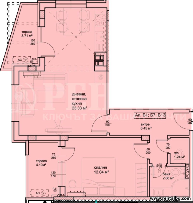 Продава  2-стаен град Пловдив , Христо Смирненски , 74 кв.м | 36711428 - изображение [13]