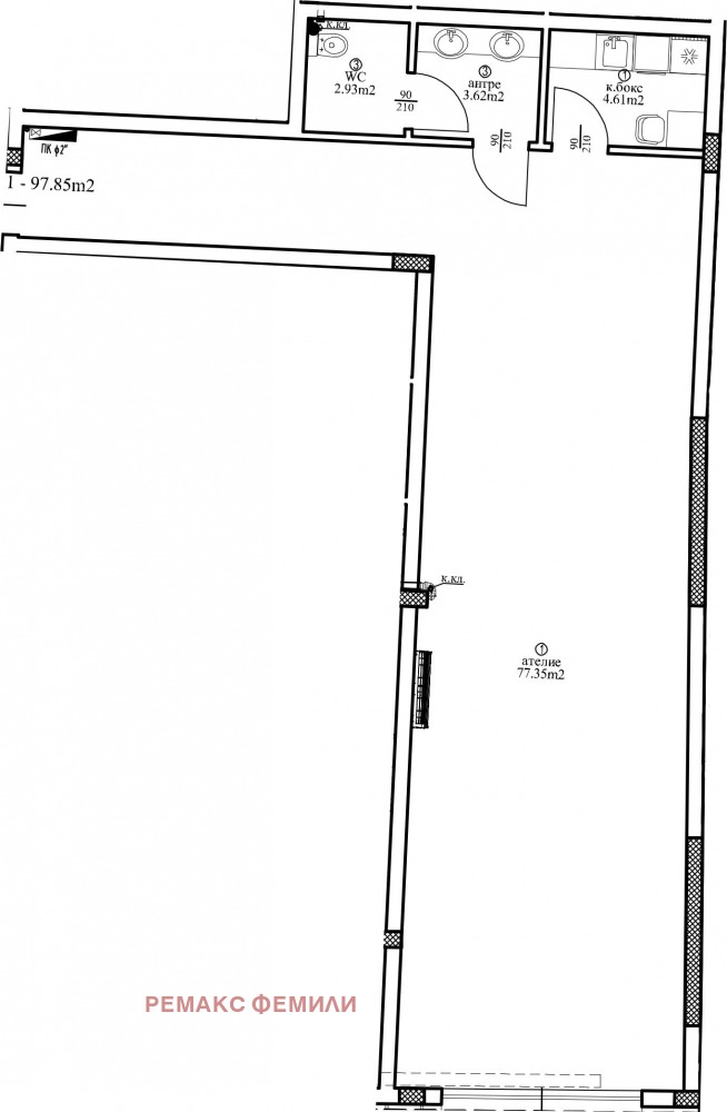 In vendita  Ufficio Varna , Tsentar , 110 mq | 47600509 - Immagine [5]