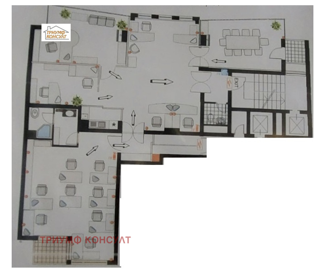 Продава ОФИС, гр. София, Хиподрума, снимка 11 - Офиси - 55128696