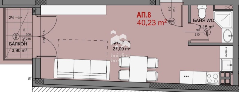 Продава 1-СТАЕН, гр. София, Овча купел 1, снимка 8 - Aпартаменти - 47865820