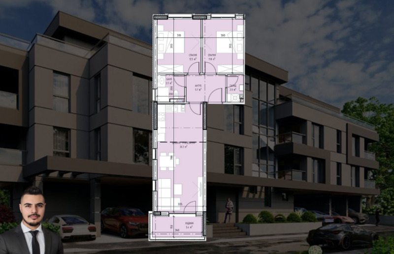 Продава  3-стаен, град София, Малинова долина •  210 000 EUR • ID 40467114 — holmes.bg - [1] 