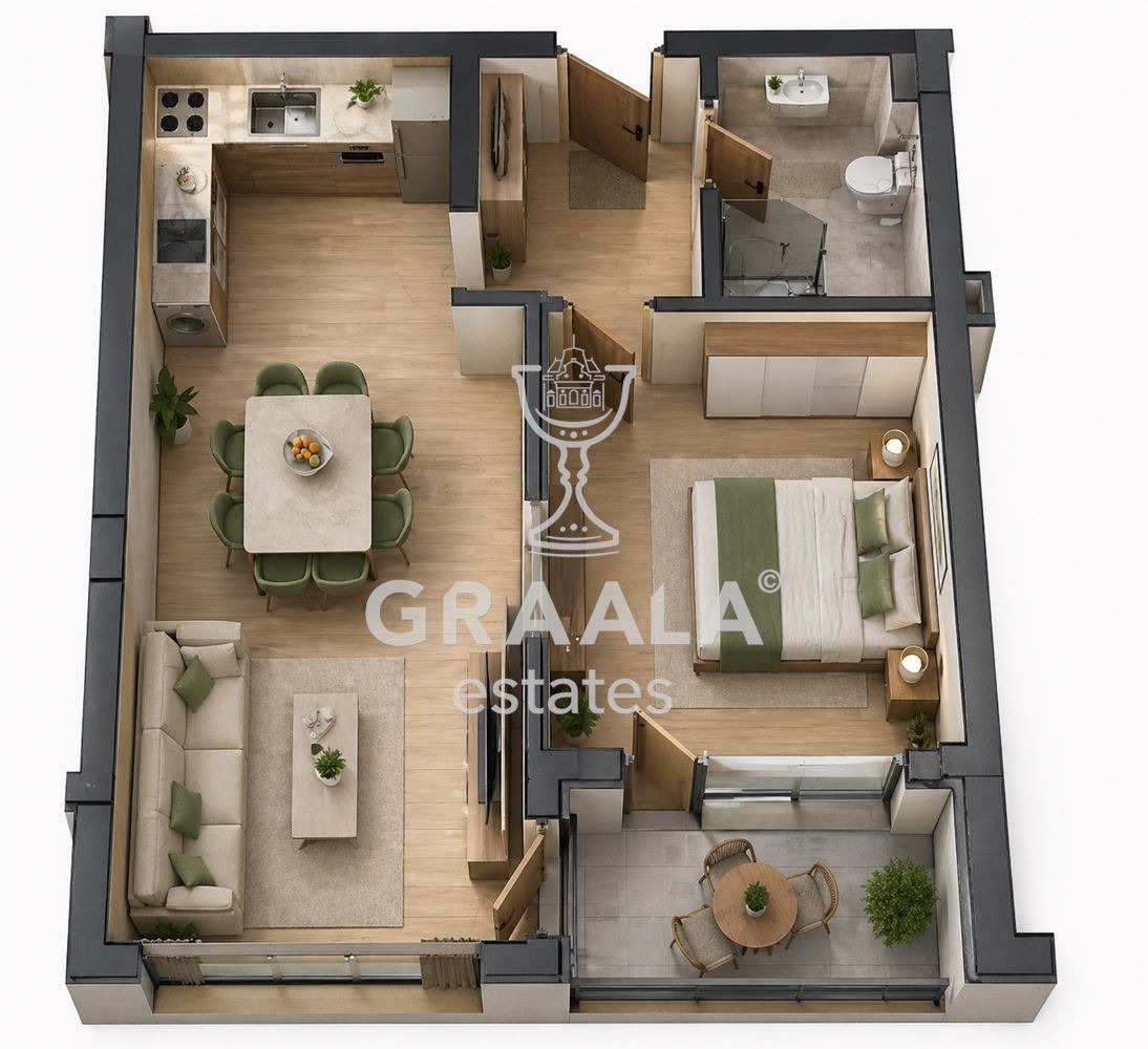 Продава 2-СТАЕН, гр. София, Малинова долина, снимка 6 - Апартаменти - 54367670