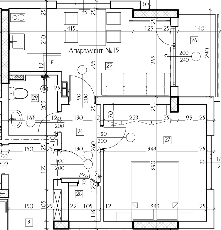 Продава 2-СТАЕН, гр. Благоевград, Освобождение, снимка 6 - Aпартаменти - 49187220