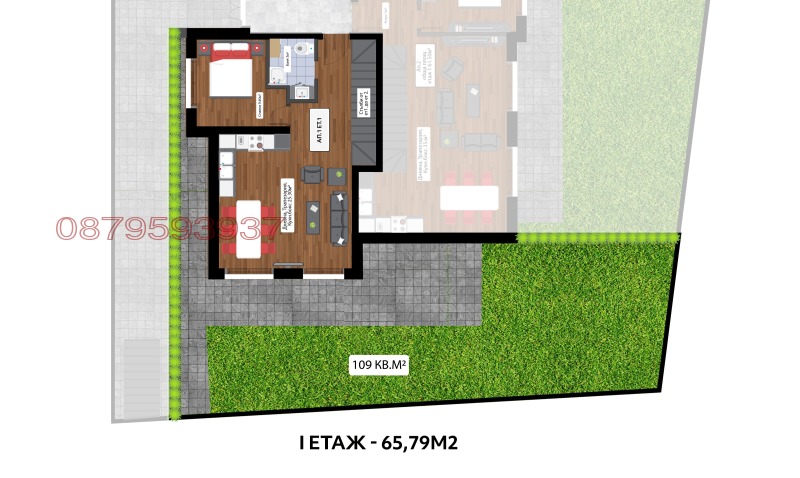 For Sale  1 bedroom Sofia , Bankya , 63 sq.m | 83424185 - image [3]