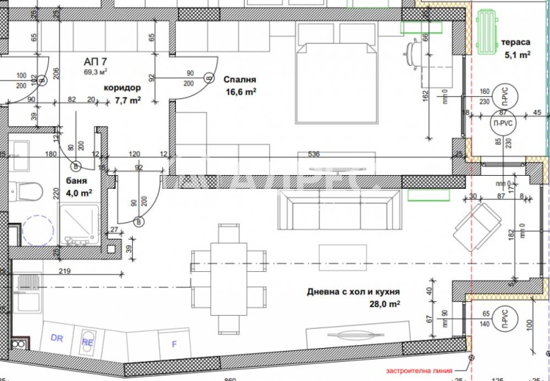 Продава 2-СТАЕН, гр. София, Банишора, снимка 3 - Апартаменти - 53267855