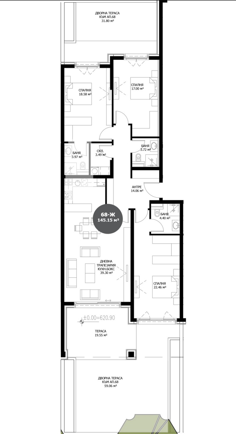 Продава 4-СТАЕН, гр. София, Витоша, снимка 12 - Апартаменти - 53107157