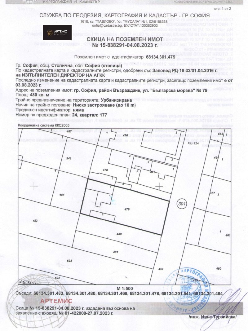 Eladó  Cselekmény Sofia , Centar , 480 négyzetméter | 79972151