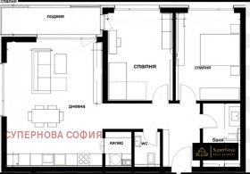 2 camere da letto Mladost 4, Sofia