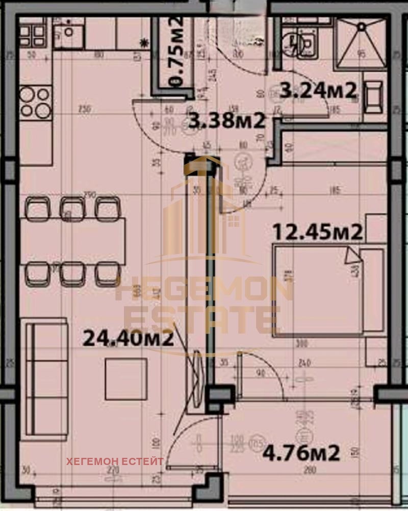 Продава 2-СТАЕН, гр. Варна, Виница, снимка 6 - Апартаменти - 55843848