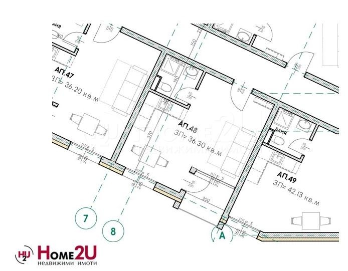 Til salgs  Studio region Burgas , k.k. Slansjev brjag , 35 kvm | 34491328 - bilde [4]