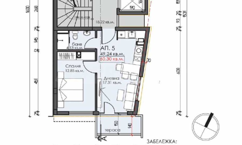 Продава  2-стаен област Бургас , гр. Созопол , 60 кв.м | 28389026 - изображение [2]