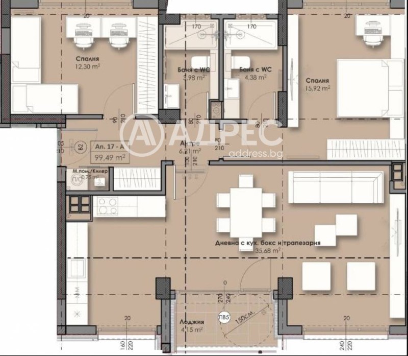 Продава  3-стаен град София , Връбница 2 , 121 кв.м | 95030081 - изображение [3]