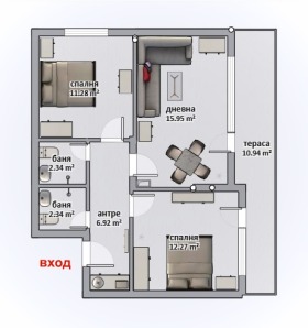 2 bedroom Primorsko, region Burgas