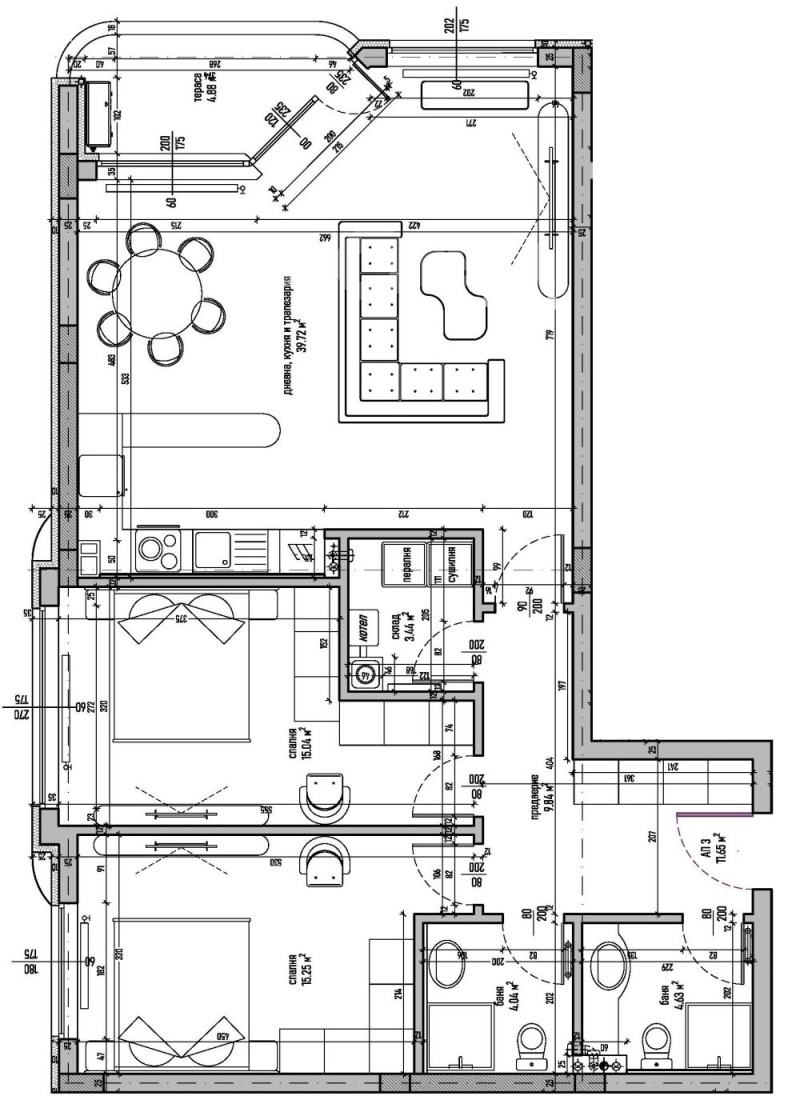 Продава 3-СТАЕН, гр. София, Малинова долина, снимка 1 - Aпартаменти - 41180364