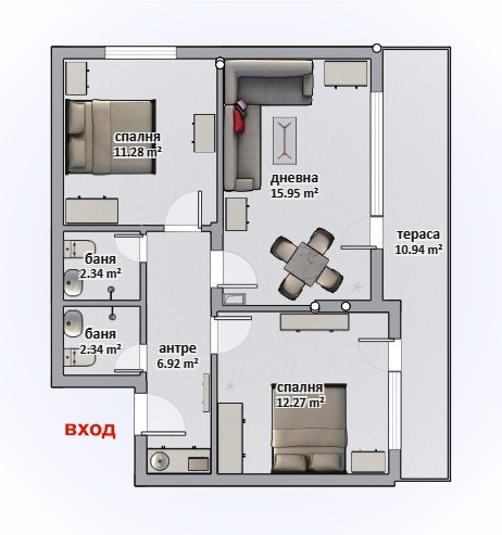 For Sale  2 bedroom region Burgas , Primorsko , 71 sq.m | 50426122
