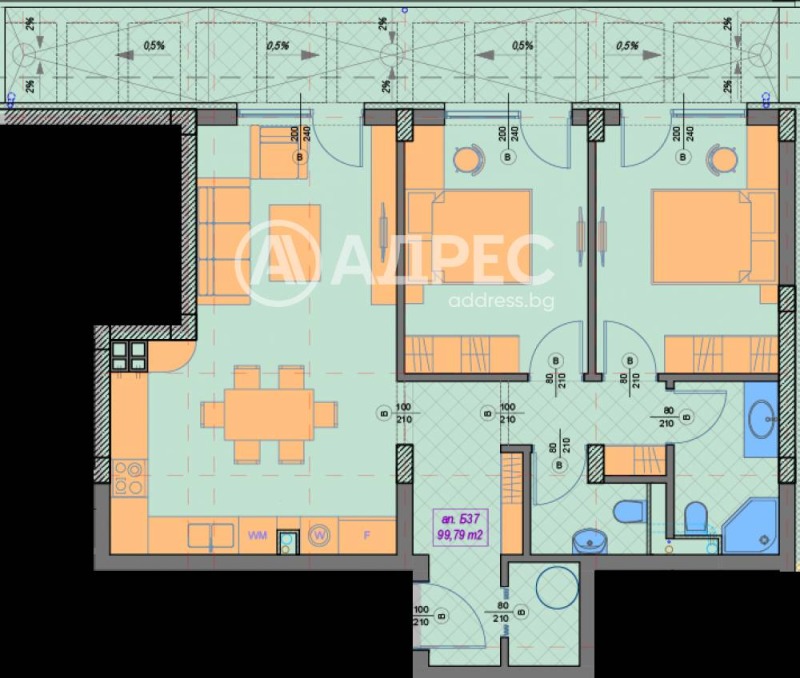 Продава 3-СТАЕН, гр. София, Манастирски ливади, снимка 3 - Апартаменти - 53149001