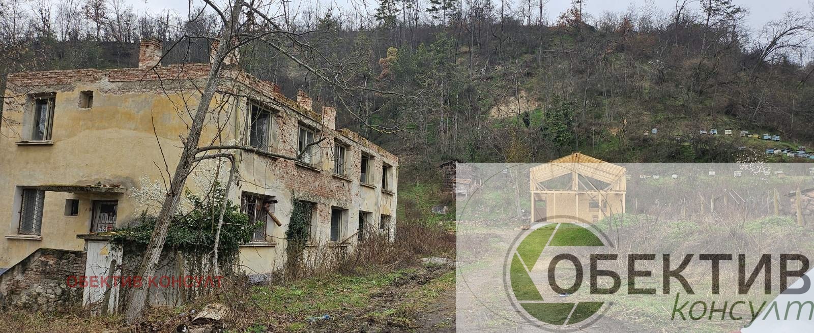 Продава ПРОМ. ПОМЕЩЕНИЕ, с. Горно Спанчево, област Благоевград, снимка 3 - Производствени сгради - 54606508