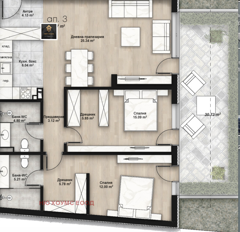 Продава 3-СТАЕН, гр. София, Люлин 2, снимка 4 - Апартаменти - 52986241