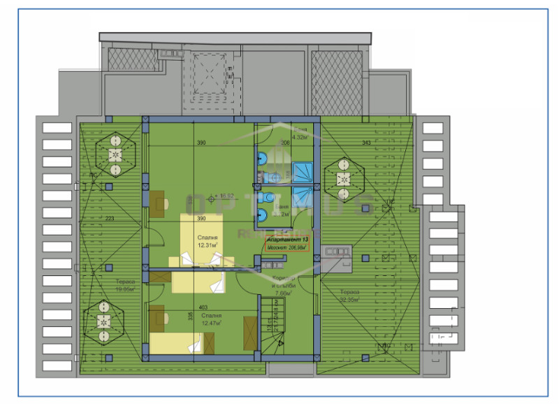 Na prodej  Mezonet Plovdiv , Kjučuk Pariž , 207 m2 | 76816272 - obraz [8]