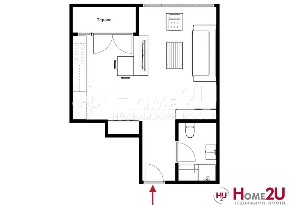 Продава 1-СТАЕН, гр. Пловдив, Христо Смирненски, снимка 7 - Апартаменти - 50320454