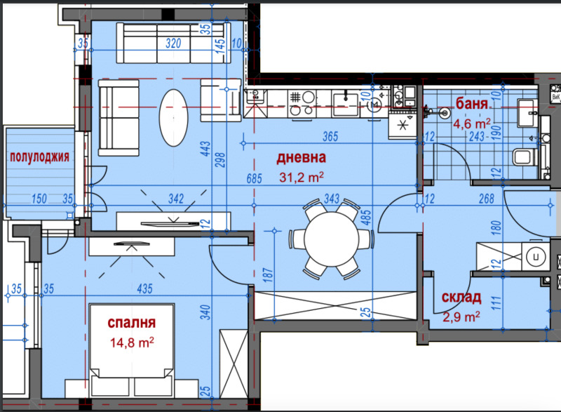 Продава 2-СТАЕН, гр. София, Овча купел, снимка 13 - Aпартаменти - 46690010