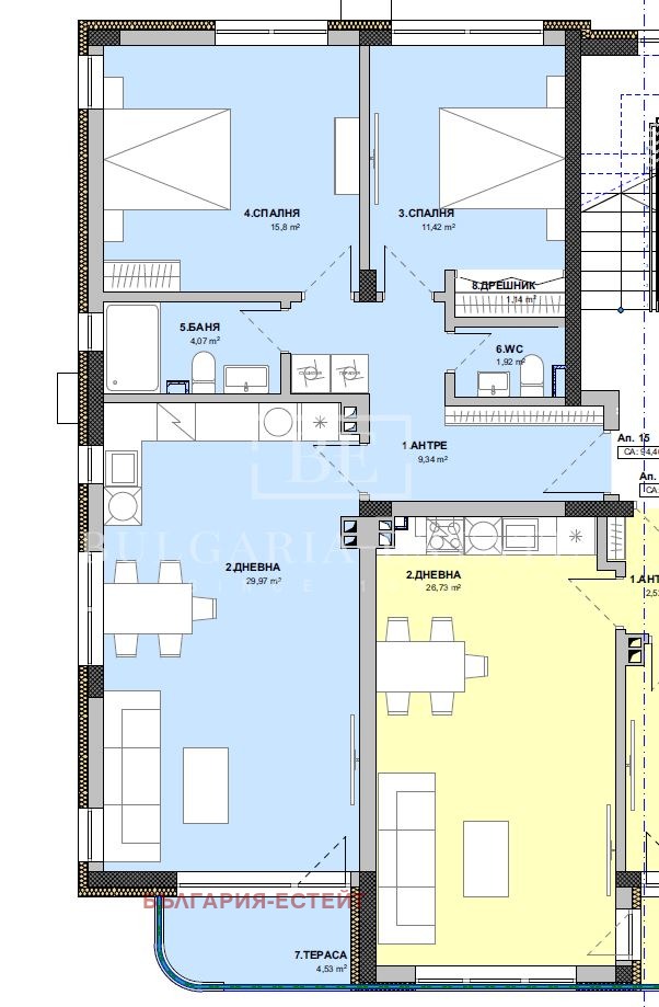 Продава 3-СТАЕН, гр. Варна, Виница, снимка 2 - Апартаменти - 53094492