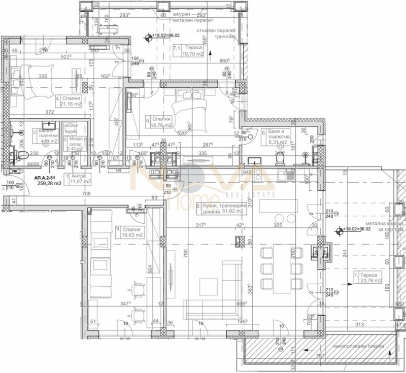 Продава 4-СТАЕН, гр. Варна, к.к. Слънчев ден, снимка 6 - Aпартаменти - 48919842