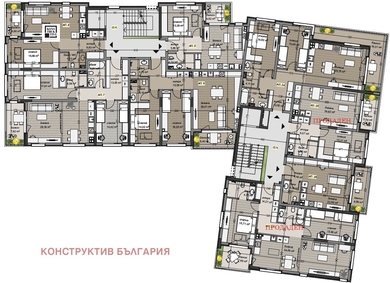 Продава 1-СТАЕН, гр. София, Левски В, снимка 9 - Апартаменти - 54212294