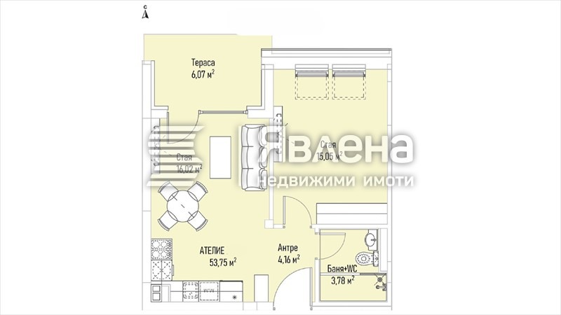 Продава 2-СТАЕН, гр. София, Лозенец, снимка 5 - Aпартаменти - 47611402