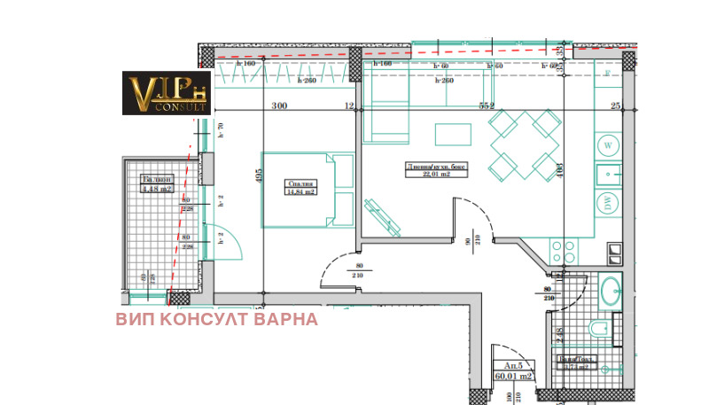 Eladó  1 hálószoba Varna , Levski 1 , 76 négyzetméter | 97454557 - kép [3]