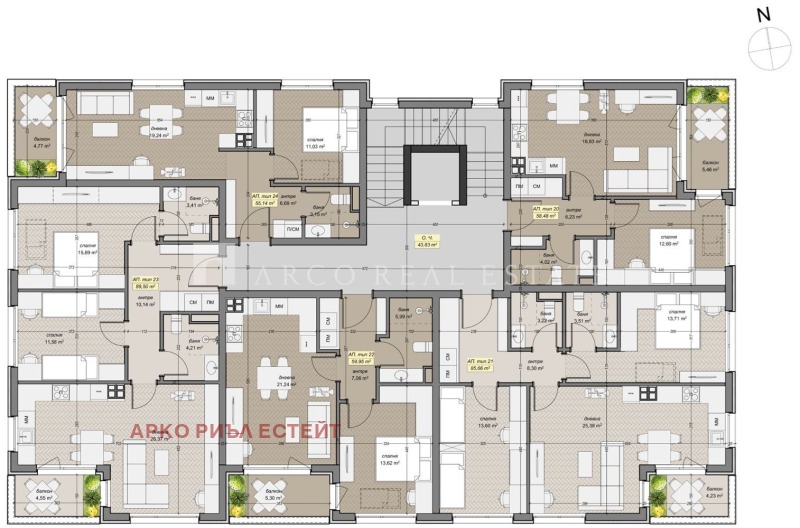 Продава 2-СТАЕН, гр. София, Левски Г, снимка 2 - Апартаменти - 53486373