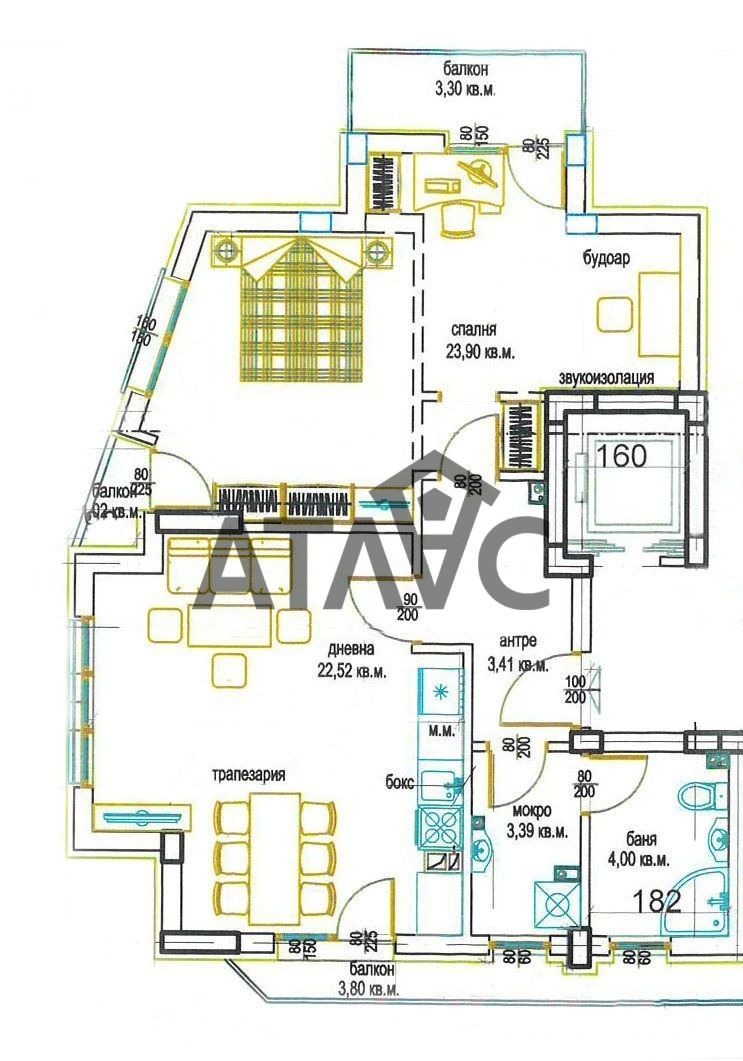 Zu verkaufen  2 Schlafzimmer Plowdiw , Zentar , 96 qm | 37032145 - Bild [11]