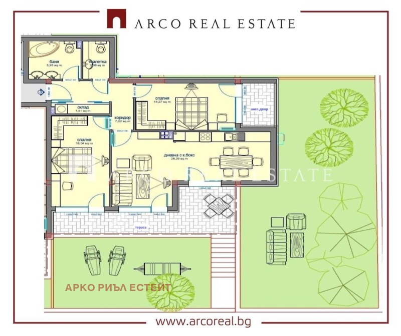 En venta  2 dormitorios Sofia , Malinova dolina , 132 metros cuadrados | 87510370 - imagen [4]