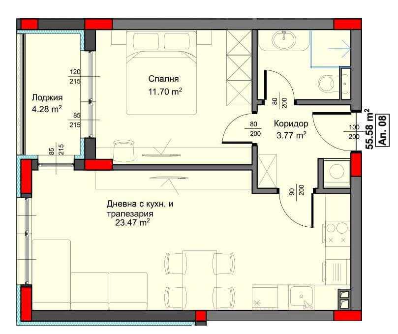 Продава 2-СТАЕН, гр. Варна, Аспарухово, снимка 2 - Апартаменти - 53449741